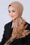 Harem Scrafs Asian Scarf Milk Coffee Color (Special and Daily Use) - 2