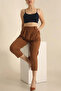 Women's High-Waist Button-Down Balloon Pants - 2