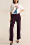 Women's High-Waisted , High-Waist, Stretch Fabric Pants