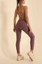 Women's Elastic Waist Stretch Fabric Steel Leggings - 4