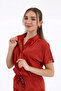 One Top Snap Fastener Lycra Judge Collar Doctor and Nurse Surgical Jersey Tile |   Brlsnaps