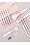 12-Piece Soft Head Makeup Brush Set in Special Design Box (Powder Pink) C012 - 3