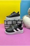 Daily Unisex Black and White Sneaker Velcro Shoes 100