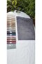Hand-Feathered and Veined Sofa Cover with Silicone Anti-Slip Bottom - 2