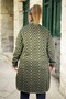 China Patterned Broch Detailed Long Sleeve Shal Collar Large Size Knitting Cardigan - 6