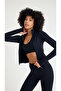 Seamless, Zippered, Finger Snap Sports Jacket Top - 2