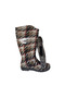 Women's Beige-Red Striped 35 cm Tall Garden Rain Boots Emkk309-210 - 3
