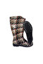 Women's Beige-Red Striped 35 cm Tall Garden Rain Boots Emkk309-210 - 4