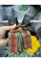 Striped Bow 15 cm Bowknot Checkered Ribbon Decoration Decoration Christmas - 3