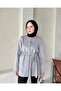 Women's Stamped Short Furry Lined Belted Coat Coat