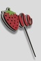Strawberry Themed 1 Year Old One Wooden Cake Ornament - 2