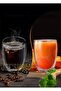 Set of 4 Latte Cups Cappuccino Cups Double Wall Cups Americano Cups 350 ml Coffee Cups - 3