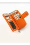 Polo of Colors Orange Wallet Women's Multi-Compartment Wallet and Chain Strap - 5