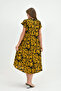 Women's Multicolor Summer Viscose Picasso Dress – Lightweight, Comfortable, Casual Elegance - 8