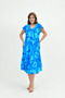 Women's Multicolor Summer Viscose Picasso Dress – Lightweight, Comfortable, Casual Elegance - 4