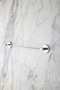 Chrome 4-Piece Bathroom Accessory Set Long Towel Holder/Toilet Paper Holder/Bathrobe Hanger/Toothbrush Holder - 2