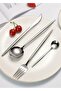 Lazorri Siler Silver 24 Pcs Stainless Steel Cutlery Set - 2