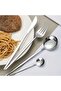 Lazorri Siler Silver 24 Pcs Stainless Steel Cutlery Set