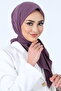 Harem Scrafs Asian Scarf Plum Color (Suitable for Special and Daily Use) - 4