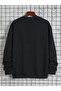 Unisex Looking for Beer Printed Black Sweatshirt - 2