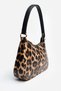 Elinor Yellow Black Matte Oval Women's Handbag - 7