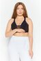 Women Sportswear Fit Training Sports Bra, Black