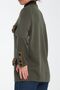 Dominant Collar, Pocket Flaps and Buttons Velvet Steel Knit Special Design Wool Knitwear Cardigan - 5