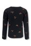 Cherries Print Top - Black - 2