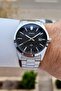 Dial Black Band Metallic Color Men's Wristwatch - 3