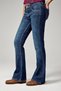 Maria Vintage Navy Blue Color Low Waist Flare Jeans (Suitable for Heights between 170-180 cm) - 3
