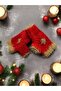 New Year's Themed Handmade Hand Knitted Single Fingered Motif Gloves - 3