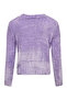 - Texture Knitted Pullover -Viola - 2
