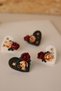 Polymer Clay White Floral Mom Earrings, Mother's Day Gift, Baby Shower, Gender Reveal Party Gift - 4