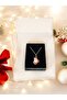 Christmas Themed Design Santa Claus Charm Boxed Necklace - 3