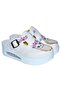 Air Sole Anatomic Padded Themed Buckle White Sabo Slippers