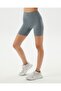 Blue Women's Organic Cotton High Waist Biker Tights Shorts - 6