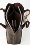Women's Bitter Brown Medium Eyed Faux Leather Medium Size Snap Fastener and Zipper Closure Handbag and Shoulder Bag - 4