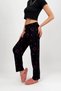 Fuchsia Heart Women's Velvet Pajama Bottoms Sweatpants Cotton - 7
