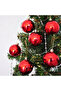 6cm Tree Decoration Ball Set of 6 -Matte Red-