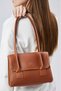 - Double Handle Single Compartment Stylish Women's Shoulder Bag - 3