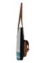 Women's Vegan Leather Navy Blue Shoulder Bag - Meet Me Halfway Design - 3