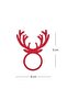 6-Piece Red Felt Decorative Christmas Tableware Presentation Napkin Ring Napkin Ring - 6