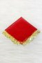 Red Gold Sequined Tulle Halay Handkerchief 10 Pieces, Bride Groom Wedding Henna Circumcision Promise Engagement Bride - 5