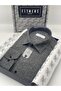 Classic Short Sleeve Cross Filafil Pattern Buttoned Collar Gift Boxed Men's Shirt Fs-001215 - Beige - 5