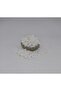 Off-White Patterned 2 cm Diameter Polyester Button 20 Pieces. - 2