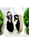 Women's Summer Cross Linen Straw 5 cm Heeled Sandals - 3