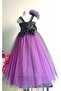 Girl's Sequin & Tarlanate Evening Dress - 6