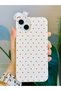Iphone 14 Plus - 15 Plus Silicone Case with Polka Dot Cat Design Toy - 3
