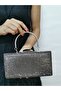 Beegi̇ Concept Women's Evening Dress Stone Platinum Chain Wedding Night Party Bag - 3
