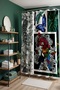 Bathroom Curtain, Charcoal Painting Safari Pattern Shower Curtain, Bathtub Curtain 175X200Cm
